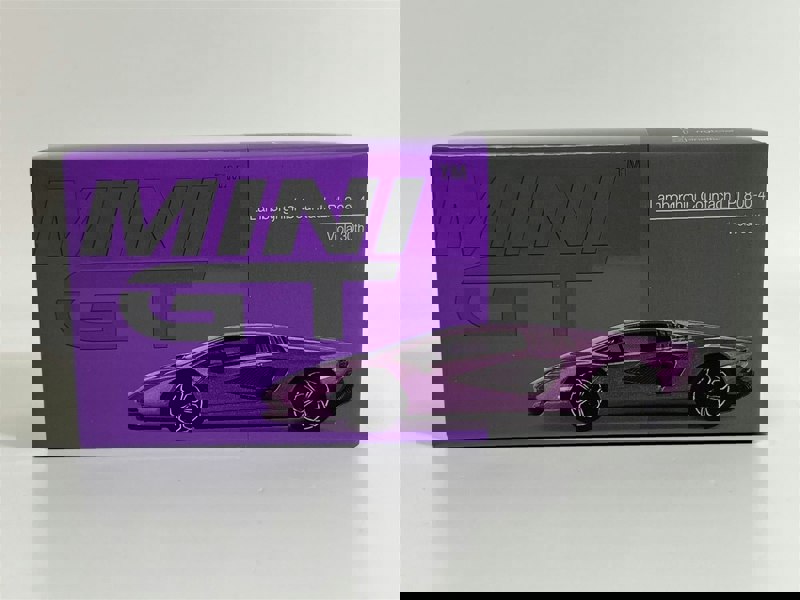 Mini GT Lamborghini Countach LPI 800 4 Viola 30th LHD 1:64 Mini GT MGT00865L