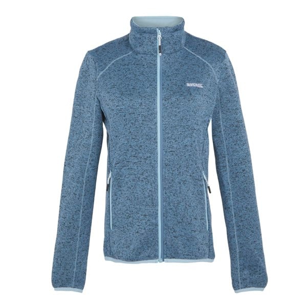 Regatta Women's Newhill Marl Full Zip Fleece Jacket - Coronet Blue / Clear Sky