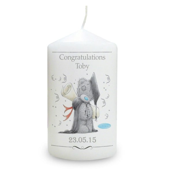 Personalised Memento Company Personalised Me to You Graduation Pillar Candle