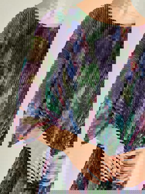 GWD Cameron Printed Metallic Maxi Dress