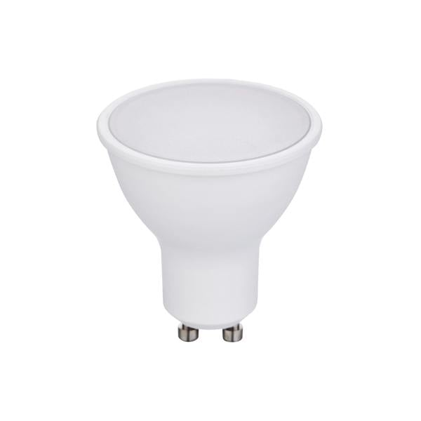 ENER-J Pack of 10 units GU10 Led Light Bulbs, Warm White, 60W Halogen Bulb Equivalent, 7W, Bright 560 Lumens, 120 Degree Beam Angle - 4000K