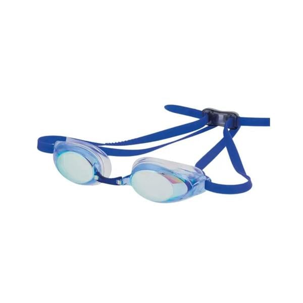 Aquafeel Glide Mirrored swim goggles with blue clear silicone lenses