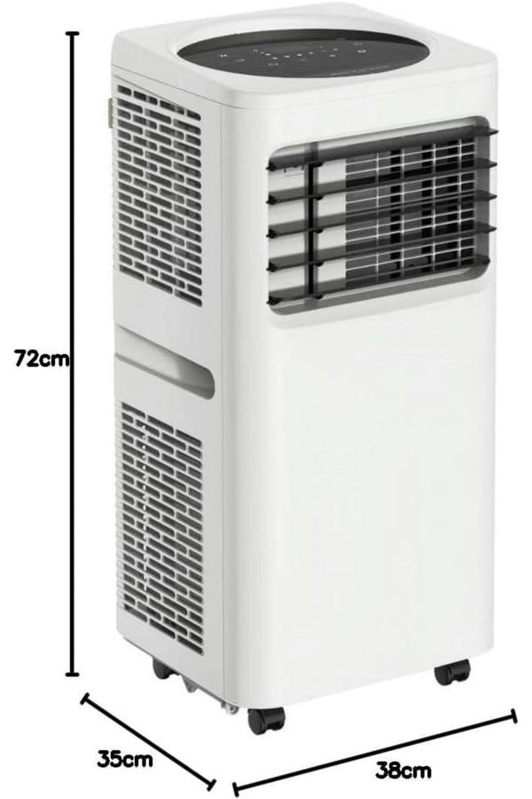 Dyzi 12000 BTU 4-in-1 Portable Air Conditioner Heater Fan Dehumidifier