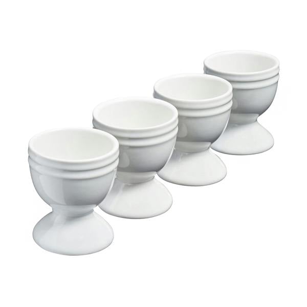 Cooks Professional 4 Piece Egg Cup Set | White