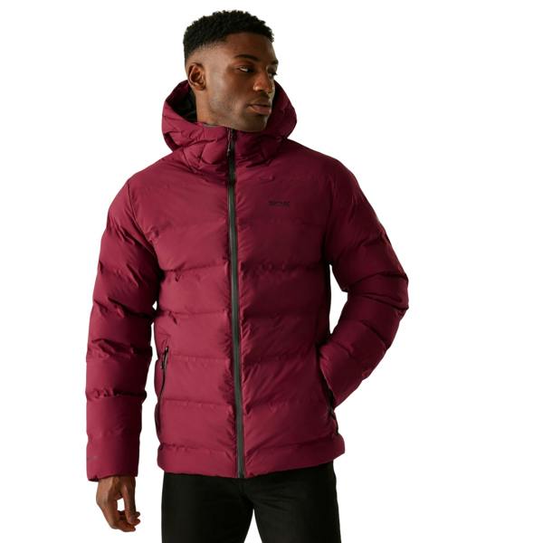 Regatta Mens Altoro Thermal Waterproof Jacket - Dark Maroon - 