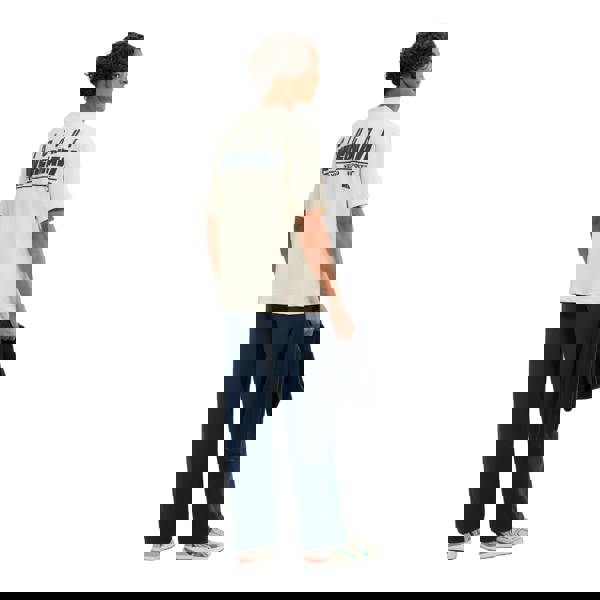 Ellesse Mens Entriamo Back Print T-Shirt - Off White - 