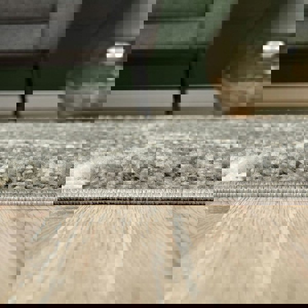 Moroccan Design Thick Shaggy Area Rugs Grey