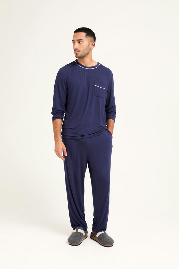 Mister You Bamboo Pyjama Set in Midnight - Pajamas