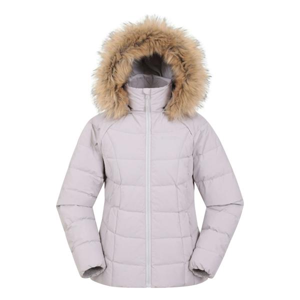 Mountain Warehouse Womens/Ladies Isla Extreme Short Down Jacket - Light Beige - 