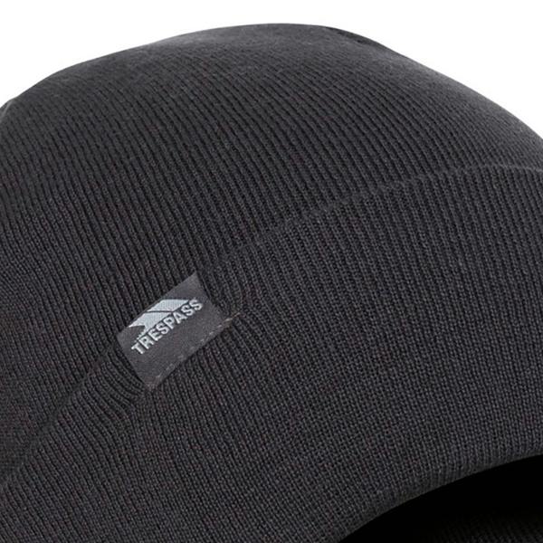 Trespass Unisex Beanie Hat - Black - 