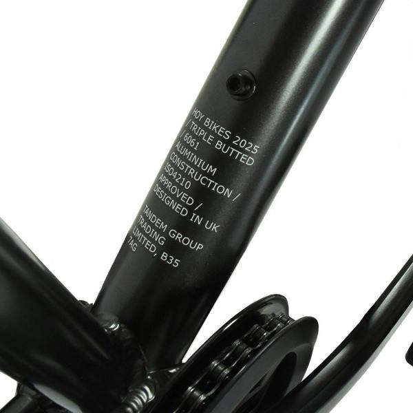 HOY Pentland 24in Kids Bike, 8 Speed - Black/Gold