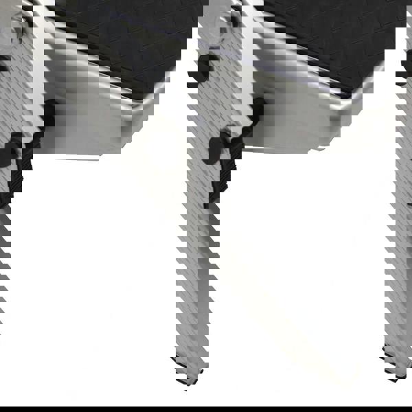 Folding Aluminium Double Step Stool (Caravan Foldable Non-Slip Twin Platform)