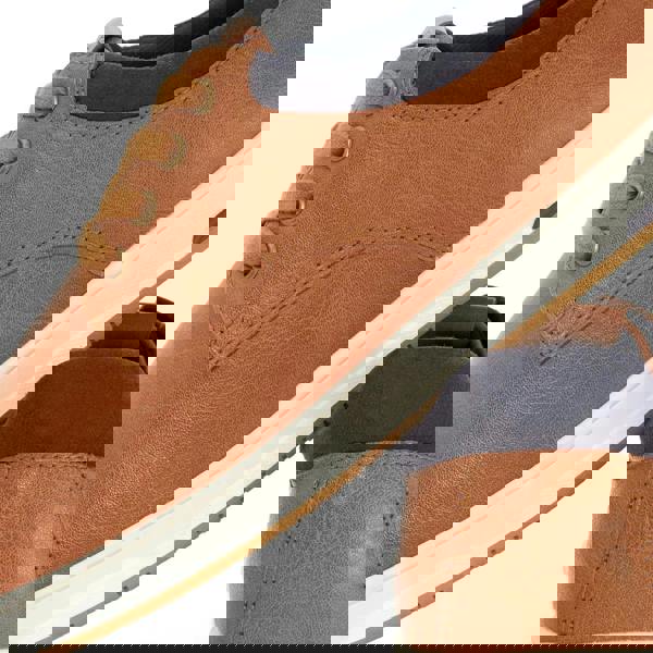 Dune London Mens Tamsen Lace Up Trainers - Tan - 