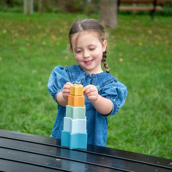 tickit SiliSoft® Star Stacking Cups (Neutral)