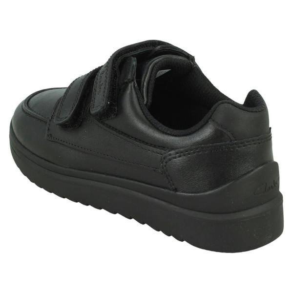 Clarks Boys Clarks Formal Hook & Loop School Shoes Keelan Flare K