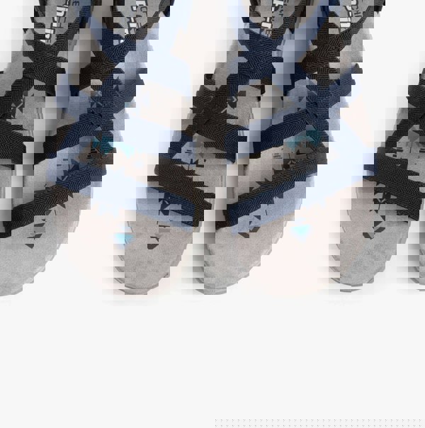 Skechers REGGAE SLIM - STRETCH FLEX Womens Sandals Navy/Grey/Pink