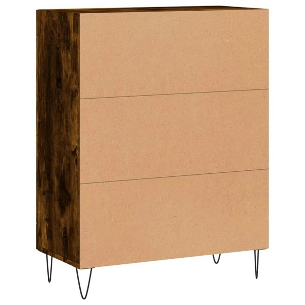 Berkfield Sideboard Smoked Oak 69.5x34x90 cm Engineered Wood