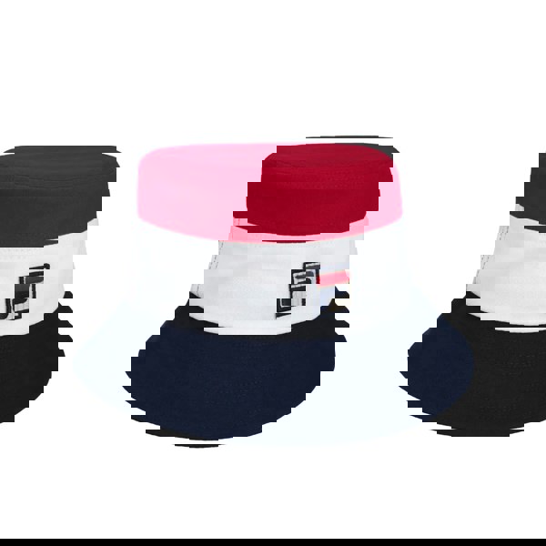 Fila Marco Tri Colour Heritage Logo Bucket Hat Fila Red/Gardenia/Fila Navy