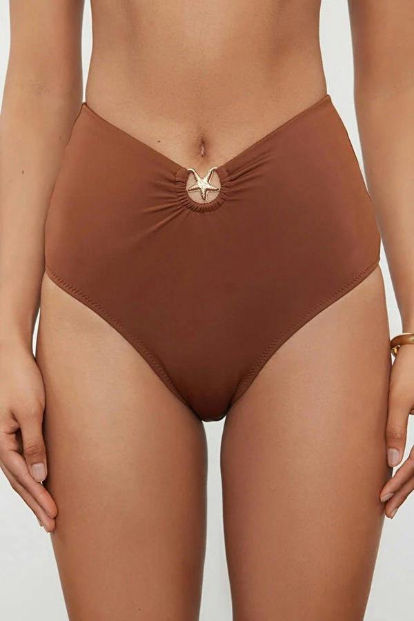 WOVCOR Regular High Waist Bikini Bottom with Accessories