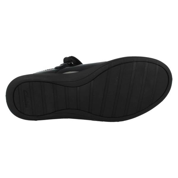 Clarks Girls Clarks Scalloped Edge Mary Jane School Shoes Etch Pure K