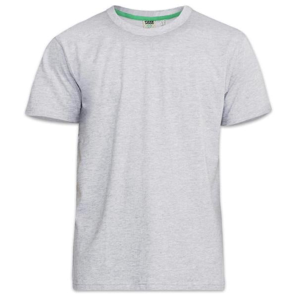 Duke Mens D555 Flyers Crew Neck Kingsize T-Shirt - Grey