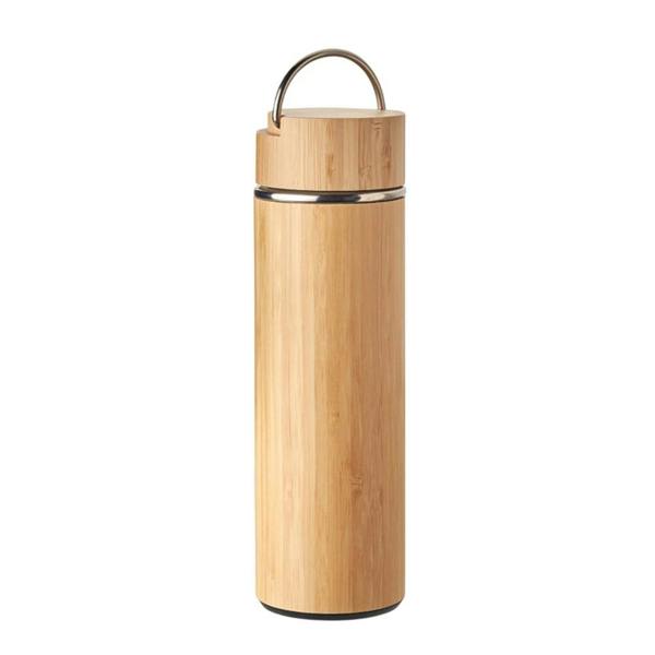 MidOcean Tampere Double-Walled 400ml Flask - Wood - 