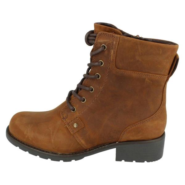 Clarks Ladies Clarks Ankle Boots Orinoco Spice