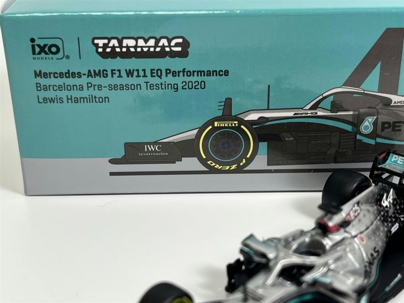 Tarmac Lewis Hamilton #44 Barcelona Pre-season Testing 2020 1:64 Tarmac Works IXO T64GF036LH2