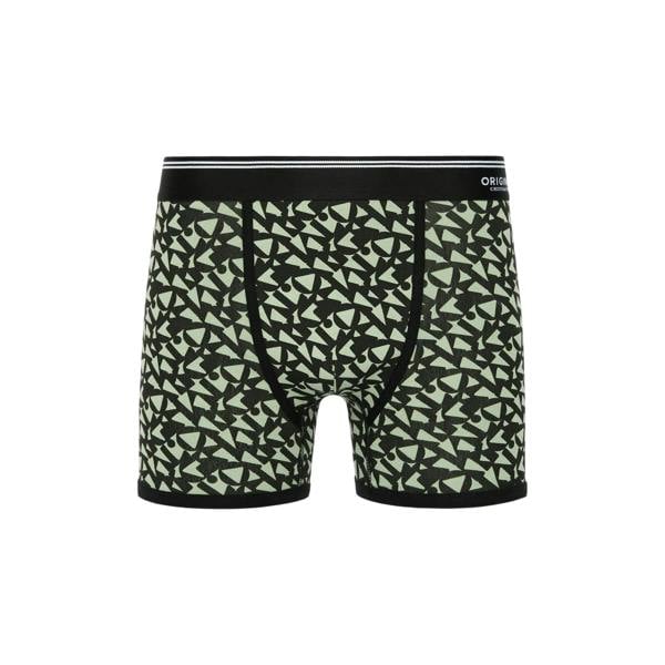 Crosshatch Mens Dringal Boxer Shorts (Pack of 5) - Green - 