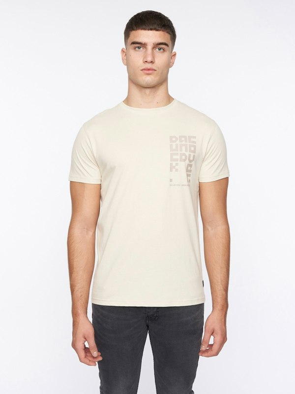 Duck and Cover Bardent T-Shirt - Ecru