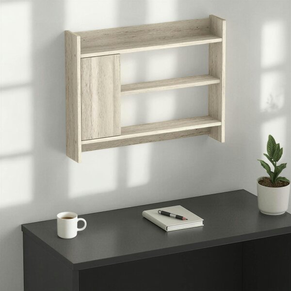 Decortie Fleet Wall Shelf Unit with Cabinet