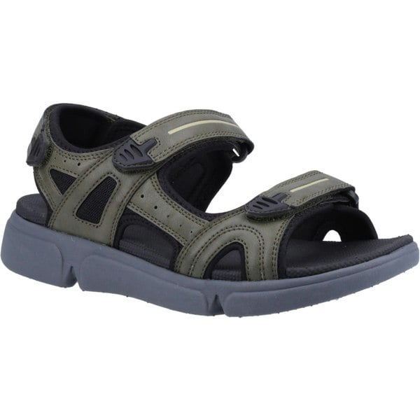 Hush Puppies Mens Castro Sandals - Khaki Green