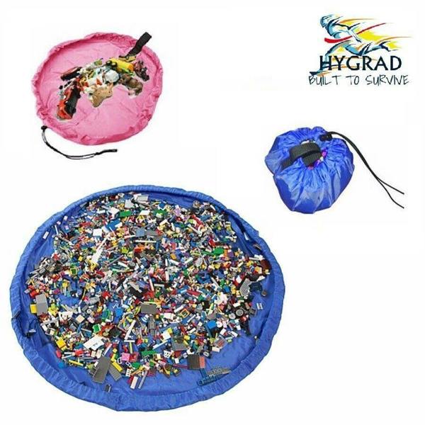 HYGRAD BUILT TO SURVIVE Large Portable Kids Play Mat 150cm Kids Nursery Toys Storage Mat Bag Organiser