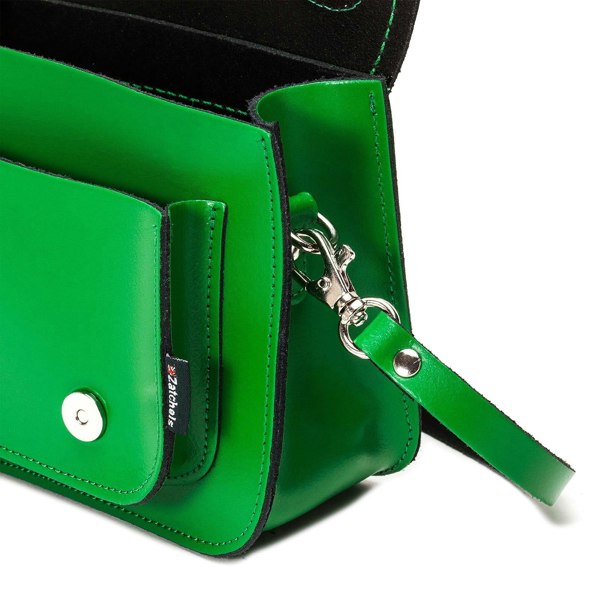 Zatchels Handmade Leather Micro Satchel - Green