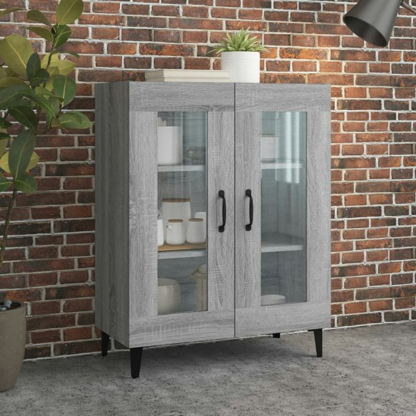 Berkfield Sideboard Grey Sonoma 69.5x34x90 cm Engineered Wood