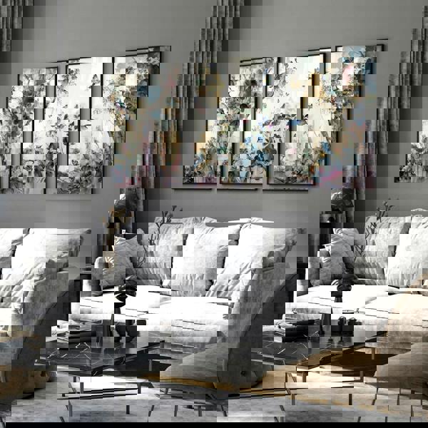 Living room wall art decor | set of 3 Chinoiserie wall art prints