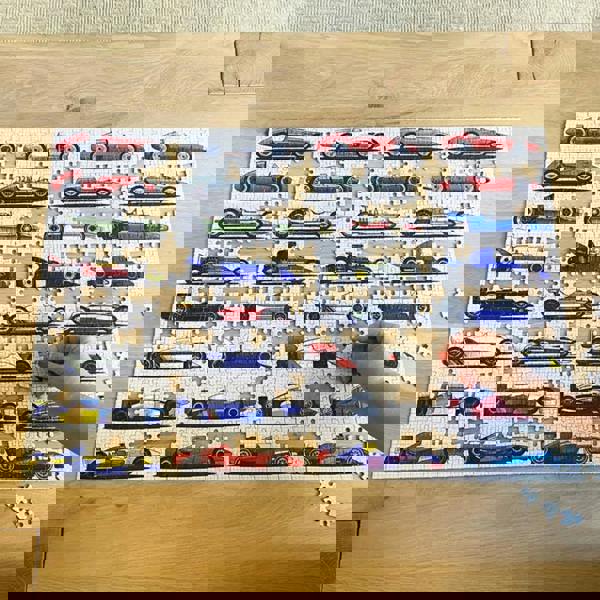 Me and My Car Formula 1 Cars Through the Ages 1000 Piece Jigsaw