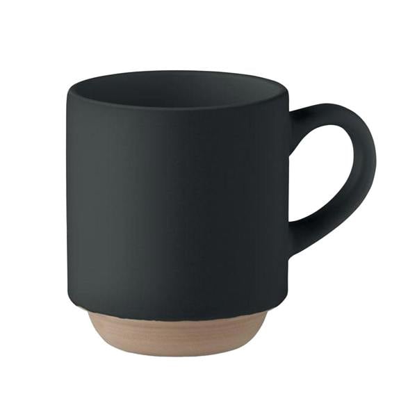 MidOcean Cerack Stackable Ceramic 170 ml Mug - Black - 