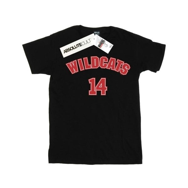 Disney Mens High School Musical The Musical Wildcats 14 T-Shirt - Black