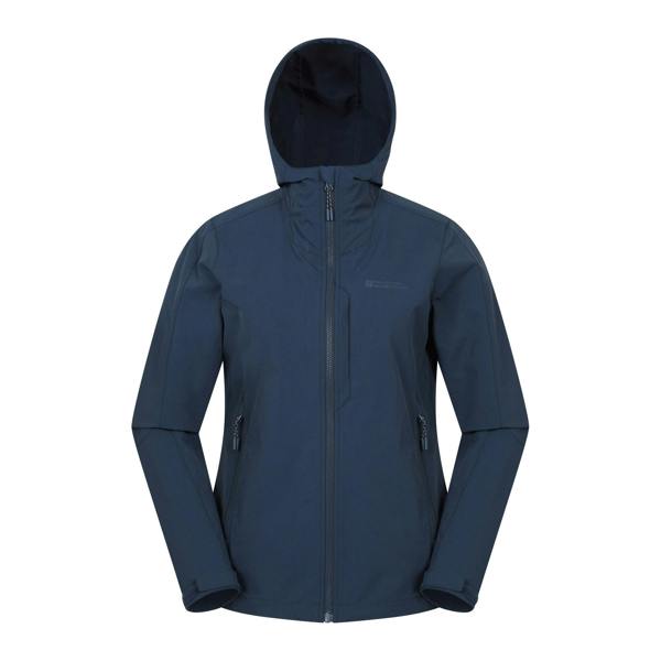 Mountain Warehouse Womens/Ladies Retreat Packable Soft Shell Jacket - Navy - 