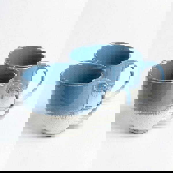 Blue reactive glaze mugs 720ml