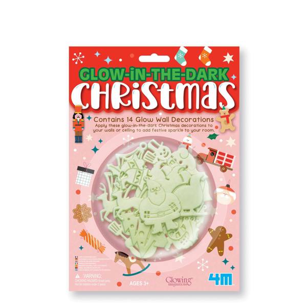4M Glow-in-the-Dark Christmas | Wall Stickers