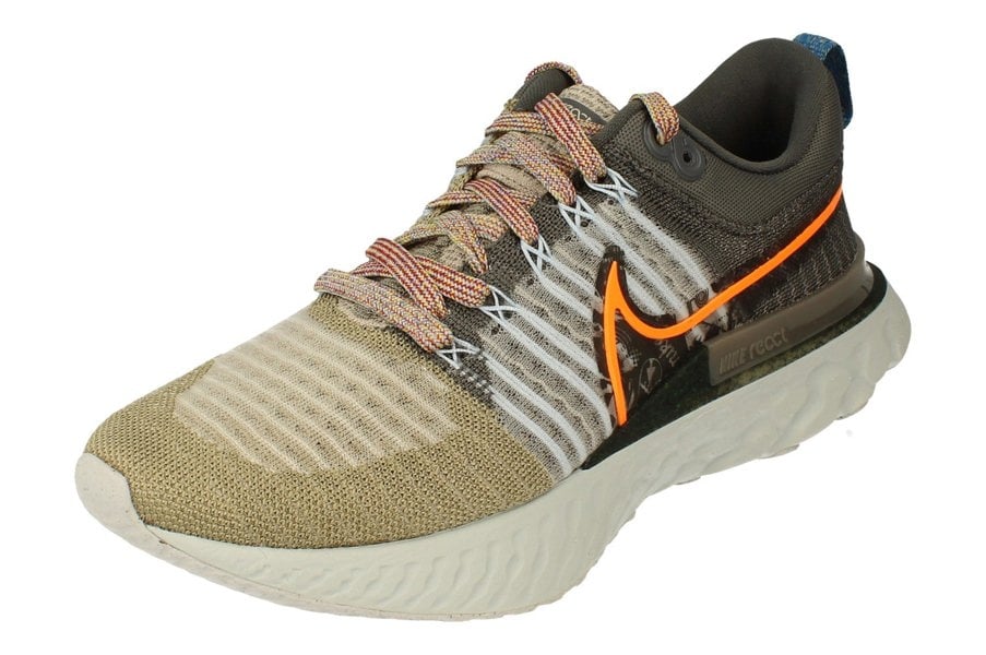 Nike React Infinity Run Fk 2 Mfs Mens Dc4577  001 - Light Bone Total Orange 001 - Photo 0