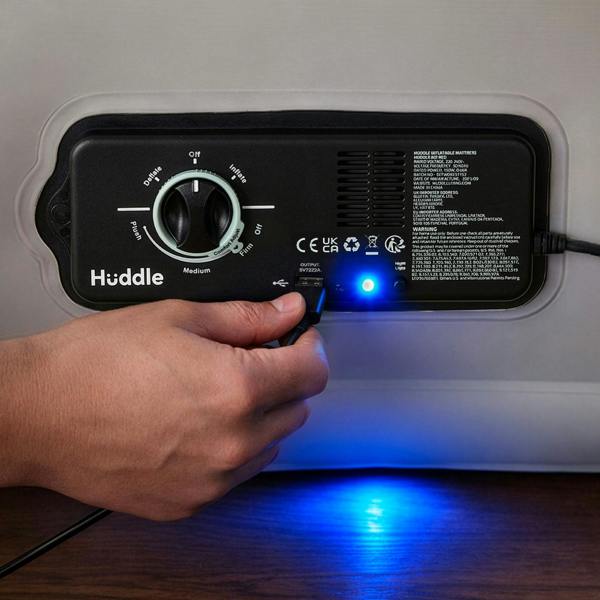 Huddle Never Deflate™ Air Mattress with Patented Dual Pump - King