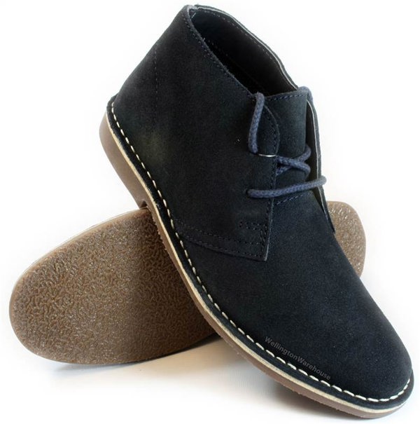 Thomas Crick Red Tape Crick Gobi Suede Leather Mens Desert Lace Up Chukka Boots