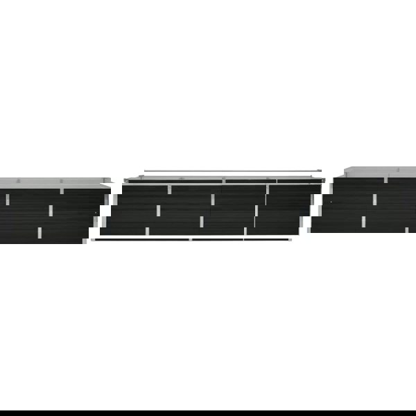 Berkfield Garden Raised Bed Anthracite 320x80x45 cm Galvanised Steel