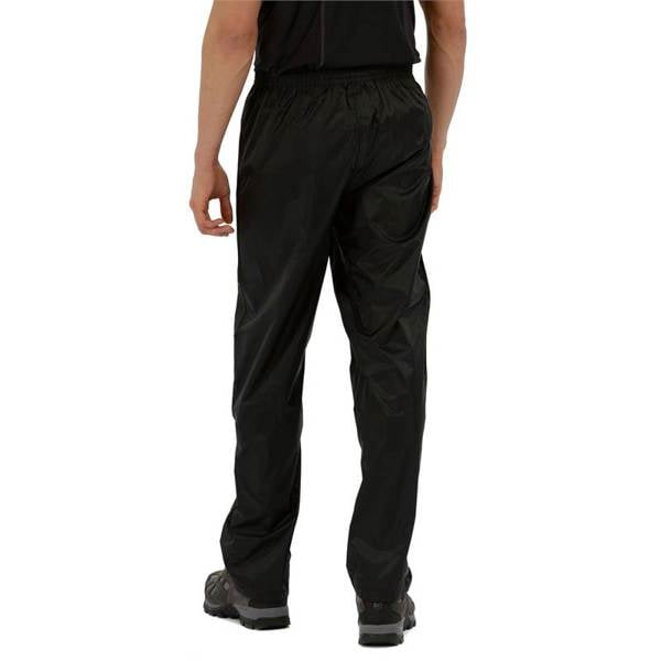 Regatta Great Outdoors Mens Classic Pack It Waterproof Overtrousers - Black