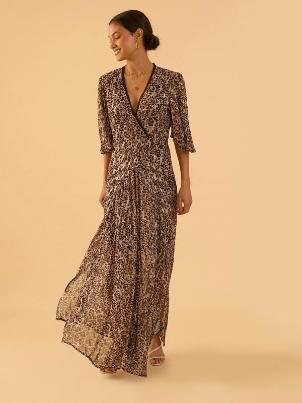 Rose & Nancy Sienna Print Dress