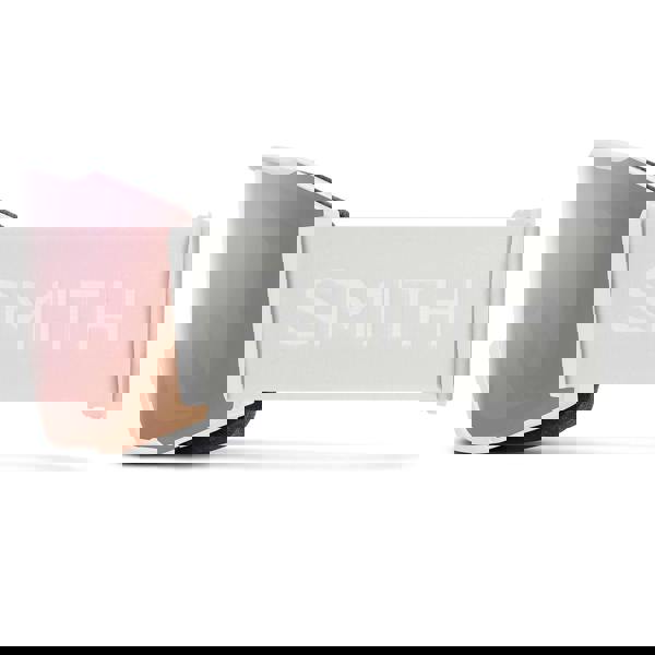 Smith Ski Goggles Squad Mag 0OZ M5 White Vapor ChromaPop Everyday Rose Gold Mirror & CP Storm Rose Flash