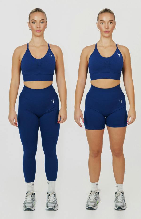V3 Apparel Tempo 3-Piece Seamless Set - Midnight Blue